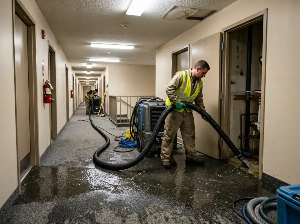 multi-unit-apartment-hallway-f-005 — frequently asked questions, Emergency Burst Pipe Water Extraction & Removal in Indian M…